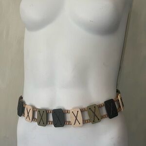 Boho Multicolor Beaded Women's Belt
